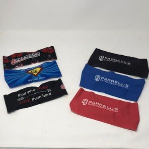Set of 6 wicking Farrell’s Body Shaping Headbands